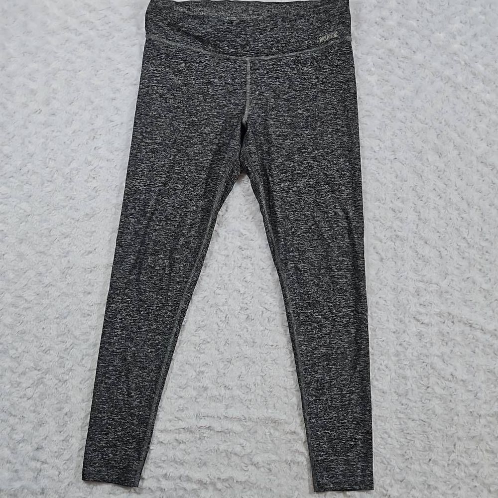 Victoria's Secret PINK Yoga Gray High Rise Active Leggings Womens Medium lounge